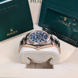 Rolex Sky-Dweller 336935-0001 42mm 18k Everose Gold Blue-Green Dial