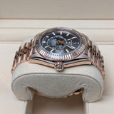 Rolex Sky-Dweller 336935-0008 Slate Dial 42mm Everose Gold Jubilee Bracelet