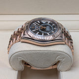 Rolex Sky-Dweller 336935-0008 Slate Dial 42mm Everose Gold Jubilee Bracelet
