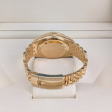 Rolex Sky-Dweller 336938-0005 42mm Yellow Gold Black Dial Jubilee Bracelet