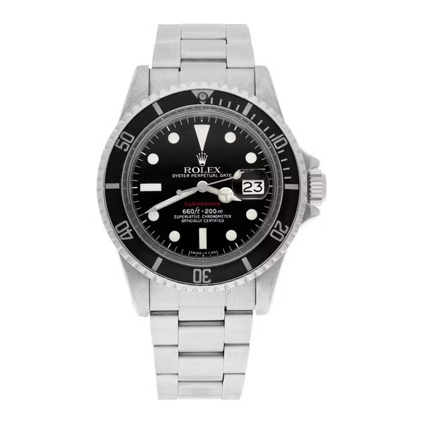 Rolex Submariner 1680 'Red Submariner' 40mm Stainless Steel Black Dial – 1978