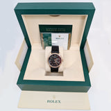 Rolex Cellini Date 50515 18kt Everose Gold 39mm Black Dial Men's Watch