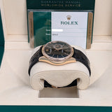 Rolex Cellini Date 50515 18kt Everose Gold 39mm Black Dial Men's Watch