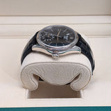 Rolex Cellini Dual Time 50529 18kt White Gold 39mm Black Dial Watch