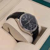 Rolex Cellini Dual Time 50529 18kt White Gold 39mm Black Dial Watch