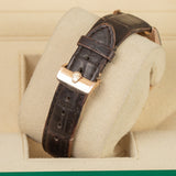 Rolex Cellini Moonphase 50535 White Dial 18kt Everose Gold 39mm Watch