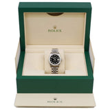 Rolex Datejust 68274 31mm Black Diamond Dial and Diamond Bezel Stainless Steel