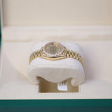 Rolex Datejust 6917 26mm Yellow Gold Watch with Aftermarket Champagne Diamond Dial, Bezel, Lugs and Bracelet