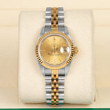 Rolex Lady-Datejust 69173 Champagne Dial 26mm Two-Tone 18k Gold and Steel Watch