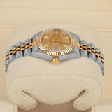 Rolex Lady-Datejust 69173 Champagne Dial 26mm Two-Tone 18k Gold and Steel Watch