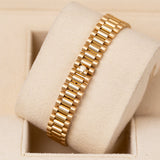 Rolex Lady-Datejust President 69178 26mm 18K Yellow Gold Champagne Diamond Dial