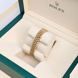 Rolex Lady Datejust 69178 18K Yellow Gold Black Diamond Dial 26mm