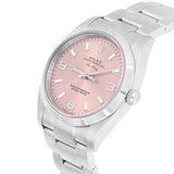Rolex Air-King 114210 Salmon 3-6-9 Dial 34mm Stainless Steel Oyster Bracelet