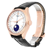 Rolex Cellini Moonphase 50535-0002 39mm 18K Rose Gold White Dial Watch 2019