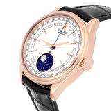 Rolex Cellini Moonphase 50535-0002 39mm 18K Rose Gold White Dial Watch 2019