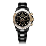 Rolex Cosmograph Daytona 116523 Black Dial 18kt Yellow Gold Bezel Black PVD Oyster Bracelet