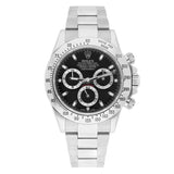 Rolex Cosmograph Daytona 116520 Stainless Steel 40mm Black Dial Men's Watch 2009