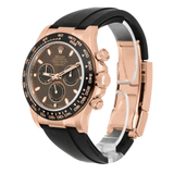 Rolex Daytona 116515LN Everose Gold Oysterflex Chocolate Dial 40mm Men's Watch 2021