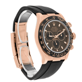 Rolex Daytona 116515LN Everose Gold Oysterflex Chocolate Dial 40mm Men's Watch 2021
