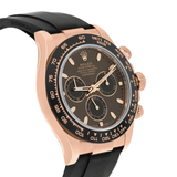 Rolex Daytona 116515LN Everose Gold Oysterflex Chocolate Dial 40mm Men's Watch 2021