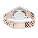 Rolex Datejust 36 Reference 126201 White Index Dial Stainless Steel and 18kt Rose Gold Jubilee Bracelet
