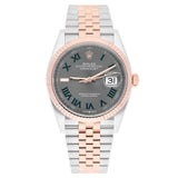 Rolex Datejust 36 126231-0029 Wimbledon Roman Numeral Dial Jubilee Bracelet Two-Tone 2024