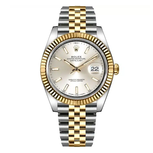 Rolex Datejust 126333-0002 41mm Stainless Steel & Yellow Gold Jubilee Bracelet Silver Index Dial