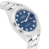 Rolex Datejust 41 126334-0015 Blue Diamond Dial Oyster Bracelet Stainless Steel