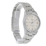 Rolex Oyster Perpetual Date 15010 Silver Dial Stainless Steel Watch 1983