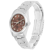 Rolex Datejust 36 Reference 16200 Brown Roman Dial Stainless Steel Oyster Bracelet