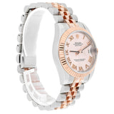 Rolex Datejust 31 Ref. 178271 Two-Tone Steel and Rose Gold Pink Dial Jubilee Bracelet Watch