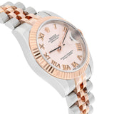 Rolex Datejust 31 Ref. 178271 Two-Tone Steel and Rose Gold Pink Dial Jubilee Bracelet Watch