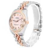 Rolex Datejust 31 Ref. 178271 Two-Tone Steel and Rose Gold Pink Dial Jubilee Bracelet Watch