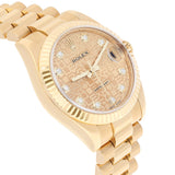 Rolex Datejust 178278 31mm Champagne Dial 18K Yellow Gold President Bracelet Watch 2009