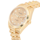 Rolex Datejust 178278 31mm Champagne Dial 18K Yellow Gold President Bracelet Watch 2009