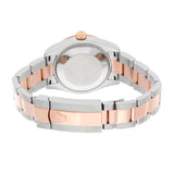 Rolex Datejust 31 Ref. 178341 Dark Blue Dial Diamond Bezel Steel and 18kt Rose Gold Oyster Band