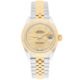 Rolex Lady-Datejust 279173-0021 Champagne Star Diamond Dial 28mm Jubilee Yellow Rolesor Watch