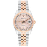 Rolex Datejust 31 Ref. 178271-0012 Pink Diamond Dial Two-Tone Jubilee Bracelet Watch