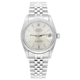 Rolex Datejust 31 ref. 68274 Silver Dial Stainless Steel with White Gold Bezel
