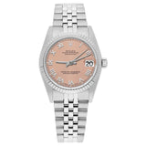 Rolex Datejust 31mm Ref. 68274 Salmon Roman Numeral Dial with White Gold Bezel