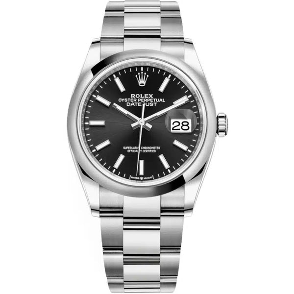 Rolex Datejust 36 126200-0004 Stainless Steel Black Dial Oyster Bracelet