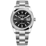 Rolex Datejust 36 126200-0004 Stainless Steel Black Dial Oyster Bracelet