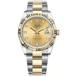 Rolex Datejust 36 126233-0018 Two-Tone Oyster Bracelet with Champagne Diamond Dial