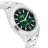 Rolex Datejust 41 126300-0025 Green Ombré Dial Stainless Steel Oyster Watch