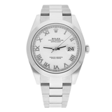 Rolex Datejust 41 126300 Stainless Steel White Roman Dial Oyster Bracelet