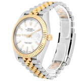 Rolex Datejust 41 126333-0016 White Dial Jubilee Two-Tone Yellow Gold and Stainless Steel Watch