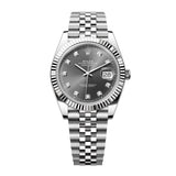 Rolex Datejust 41 126334-0006 Gray Diamond Dial Jubilee Bracelet Stainless Steel Watch 2025
