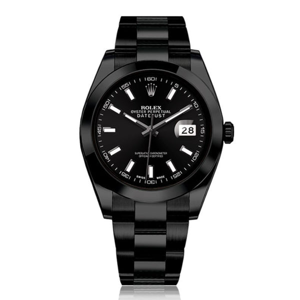 Rolex Datejust II 116300 Black PVD Stainless Steel 41mm Oyster Bracelet