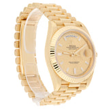 Rolex Day-Date 40 228238-0005 18K Yellow Gold Champagne Diamond Dial President Bracelet