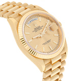 Rolex Day-Date 36 128238-0081 18K Yellow Gold President Bracelet Champagne Dial